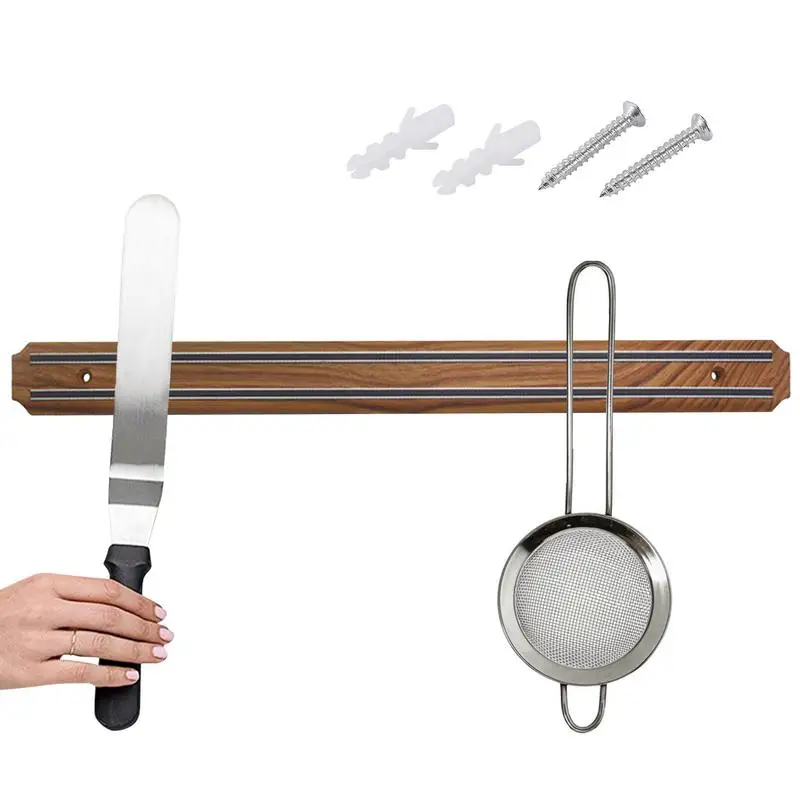 

Wall-mounted Kitchen Magnetic Knife Holder Powerful Magnetic bar Vegetable Knife storage rack Kitchen Utensil Accessories Gadget