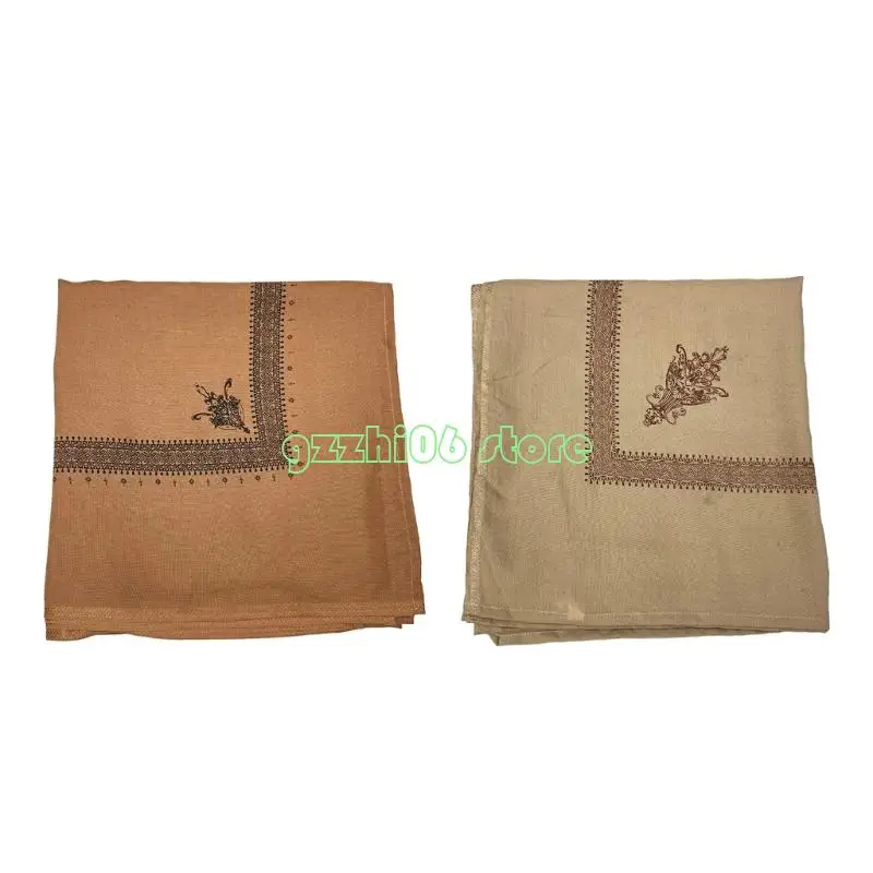 

T5UF Traditional Arabic Shemagh Scarf Headwrap for Stylish and Practical Daily Wear