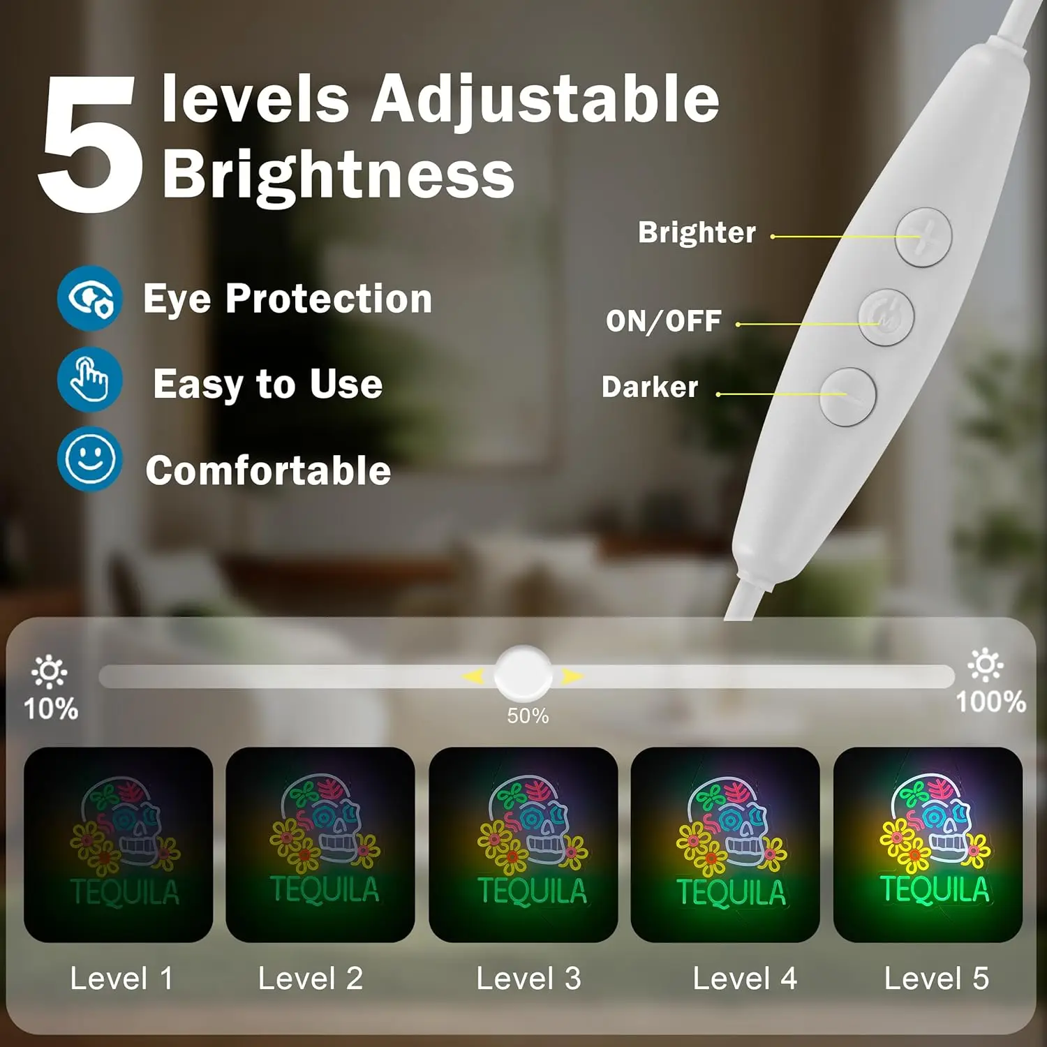 تيكيلا النيون تسجيل المكسيكي تيكيلا USB عكس الضوء LED ضوء النيون جدار ديكور ل البيرة بار حانة رجل كهف بيسترو نادي هدية