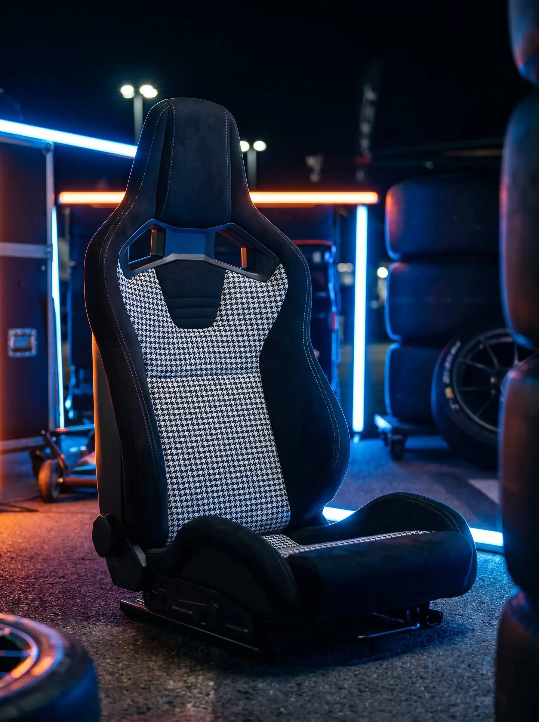 Modified Car Seats Adjustable PVC Leather Racing Bucket Seat For Sport Tuning Cars Universal Fit