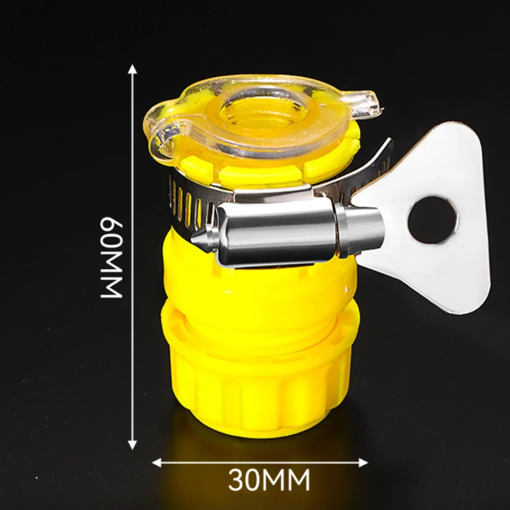 For Garden Hose Plastic Connector Water Faucet Adapter For Car Washing Tool-free Installation Lightweight Plastic
