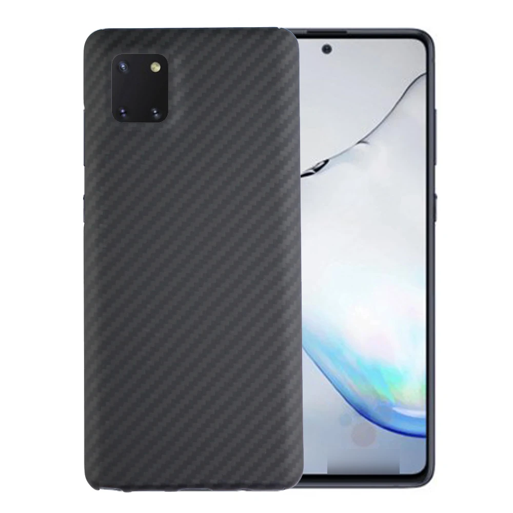 New Real Aramid Fiber Carbon Fiber Phone For Samung Galaxy Note 10 Lite Light Thin Note 10 Lite Phone Case Cover