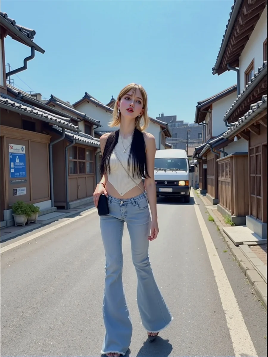 جينز نسائي منخفض الارتفاع Y2K أزرق الجرونج نمط بديل عتيق من قماش الدنيم بنطلون نسائي ملابس خروج عصرية كورية للخريف غير رسمية