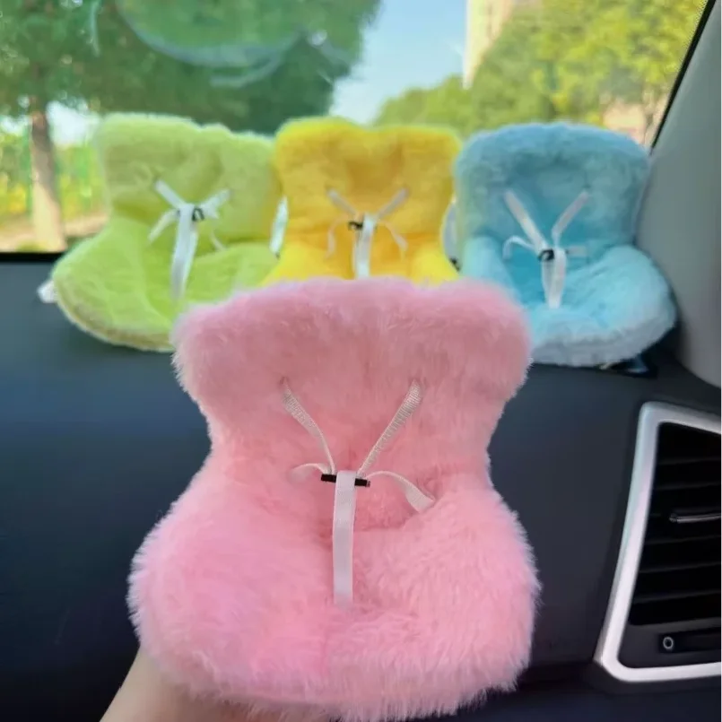 Car Doll Safety Seat for 17cm Labubu Cartoon Chair Model for Labubu Car Seat Outlet Decor for Labubu Doll Car Interior Styling