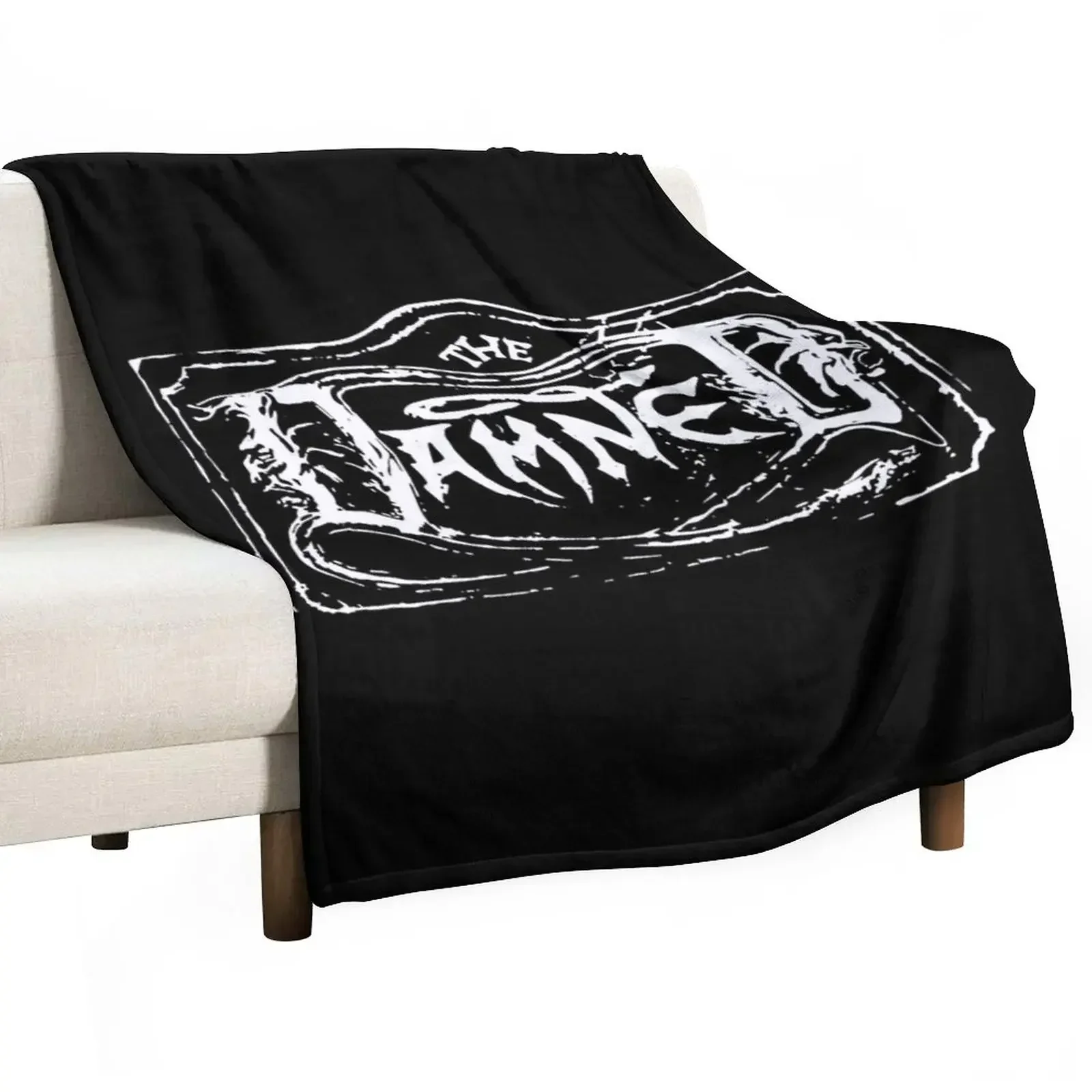 

The Damned Throw Blanket cosplay anime Plaid on the sofa Softest Retros Blankets