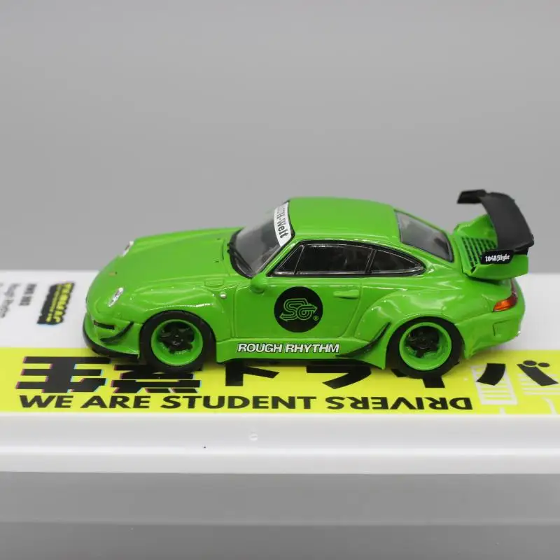 

TW Tarmac Works 1:64 RWB 911 993 green Diecast Model Car Kids Toys Gift