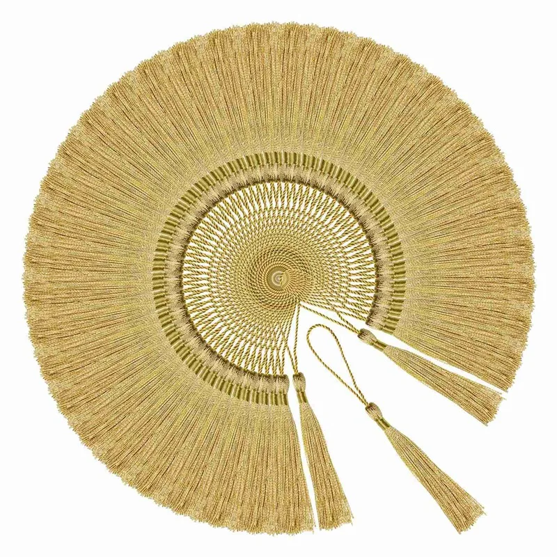 

200Pcs Gold 13Cm/5-Inch Handmade Soft Tassels Floss Bookmark Tassels For Jewelry Making, DIY Projects, Bookmarks