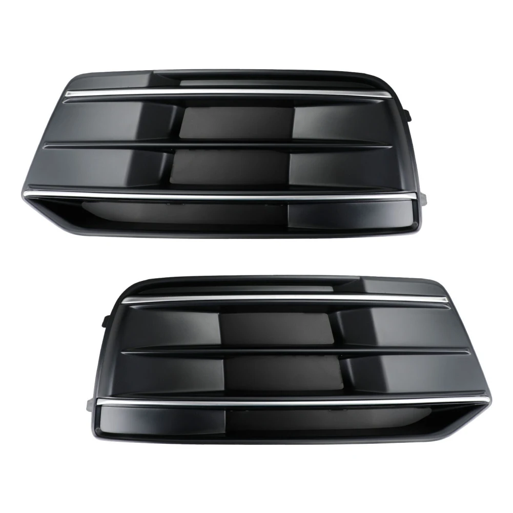 

1 Pair Front Bumper Cover Lower Grille Bezel Insert Fog Lamp Frame Compatible for Audi Q5 Q5l 2018 2019 2020 2021 2022