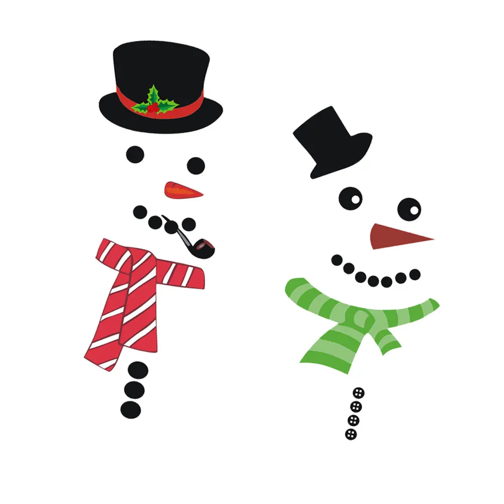 

Snowman Fridge Sticker Refrigerator Decal Christmas Self adhesive Funny Art Snowman Decor Home Kitchen Office School Holiday