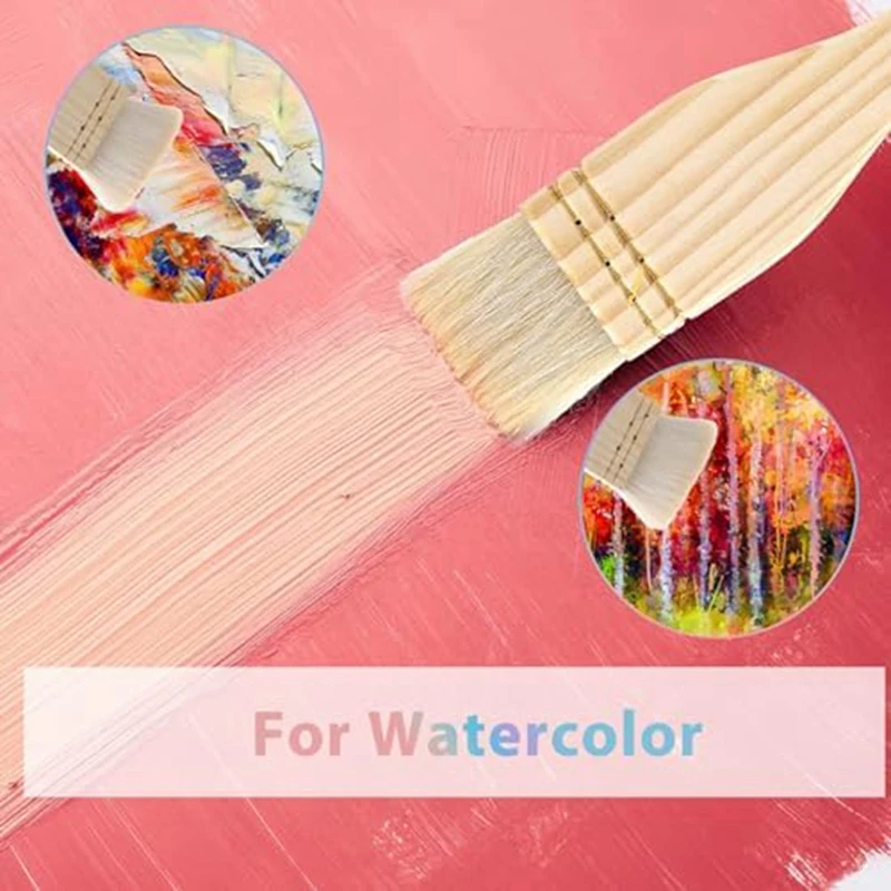 Hakebrush Watercolor Brush Kit Paint Artist Brush Kit For Watercolor, Ceramic Oil Wash And Pottery Painting Art