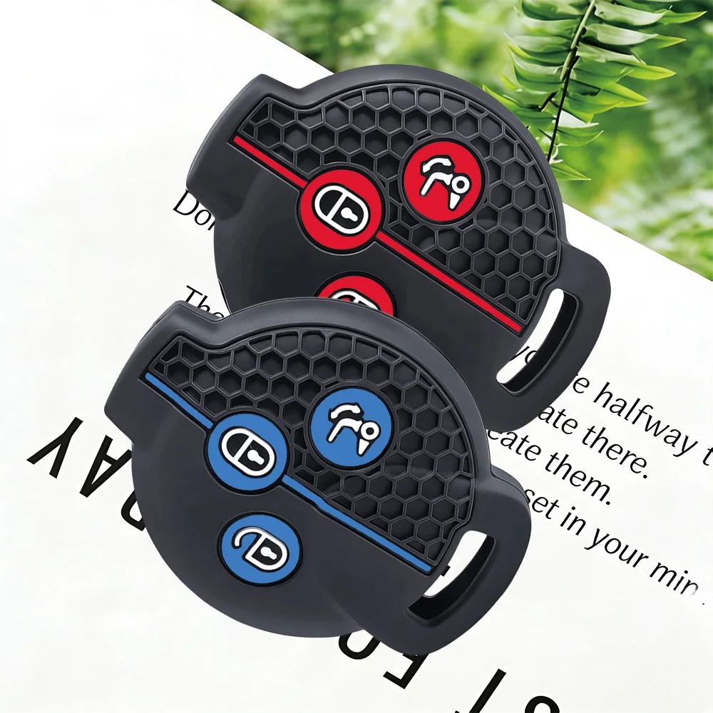 Soft 2B Silicone Key Cover For Smart Fortwo City Coupe Cabrio Crossblade Roadster Forfour 2007-2015 Remote Fob Protector