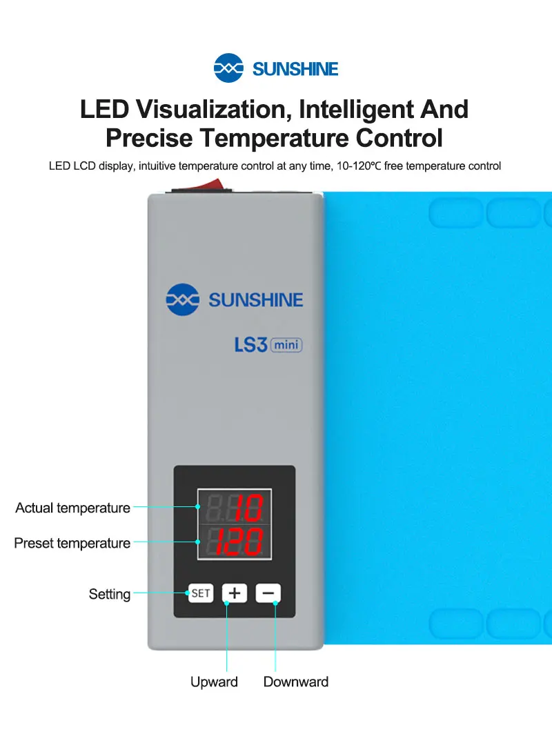 SUNSHINE LS3 mini LCD Screen Remover large Space Suitable Suitable for Mobile Phones and Tablet Screens Below 10.5 Inches etc.