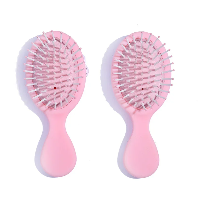 Baby Pink Hairbrush Girls Hair Comb Candy Color Hairbrush Scalp Massage Comb Women Wet Curly Detangle Hair Brush Girl Hair Brush