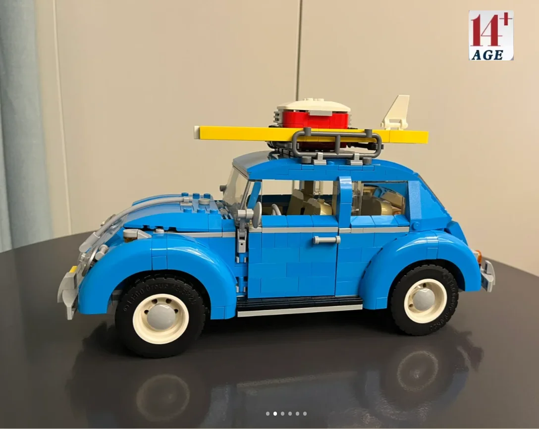 MINISO Kits de voiture Bus Compatible 10252 modèle éducation créative bricolage 1167 pièces pour garçons filles adultes cadeaux d'anniversaire jouets pour enfants