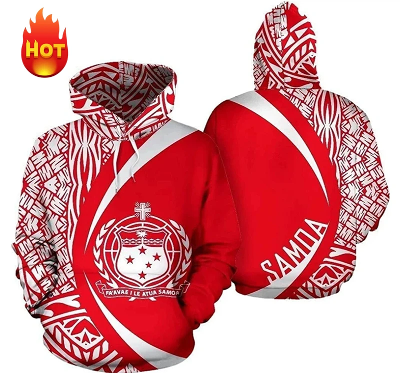 Samoa Hoodie Turtle Pattern Polynesian Style 3D Printed Hoodies Men Women Fashion Pullover Personality Sweatshirts Men Clothing