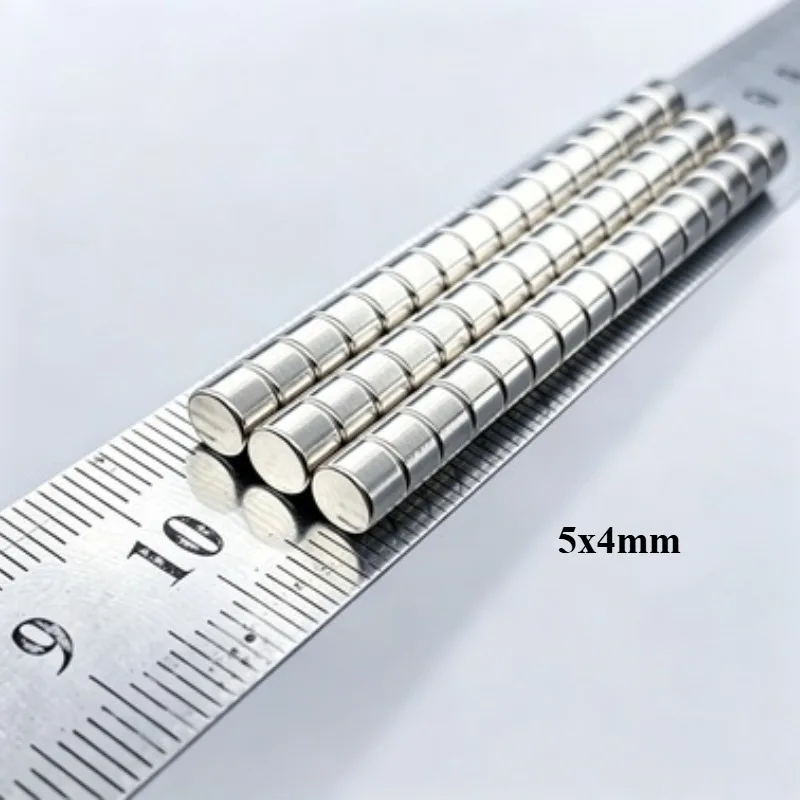 5X4MM N35 Round Disc Neodymium Magnet Mini Small Super Strong Permanent NdFeB Rare Earth Magnet 5X4MM