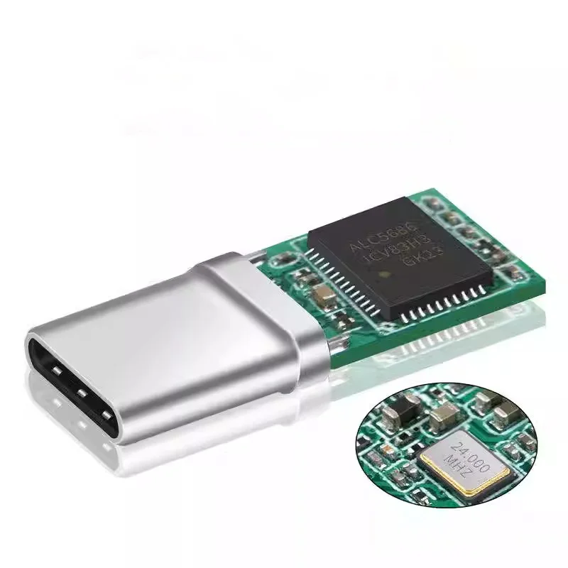 Pure Silver USB Type C To 4.4MM/2.5MM Balanced 3.5MM Audio Adapter ALC5686 HiFi DAC Headphone Amplifier Interface Earphone Cable