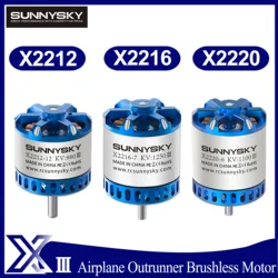 SUNNYSKY X2212-III X2216-III X2220-III V3 Outrunner Brushless Motor for RC FPV Racing Drone Quadcopter Airplanes Fixed-wing