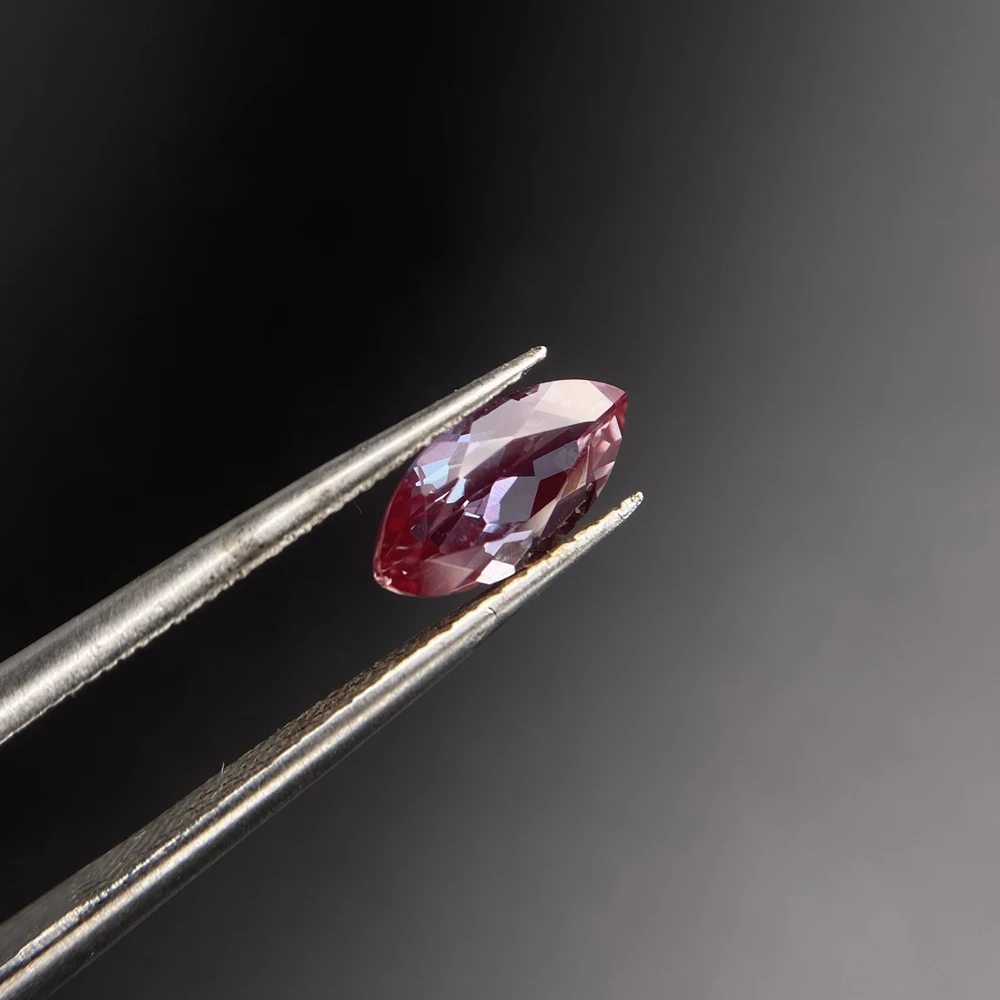 Real Lab Grown Alexandrite Loose Gemstone MQ4*8mm for Silver or Gold Mounting Diy Fine Jewelry Wonem Gift