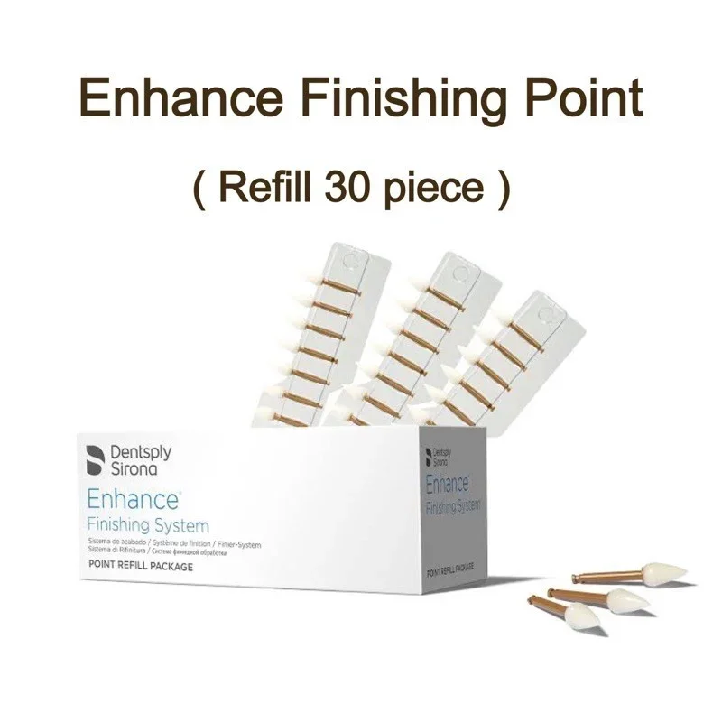 30pcs/box Dental Composite Finishing Discs Points Cups Refill  Dentsply Enhance Polishing System for Dentistry Resin Restoration