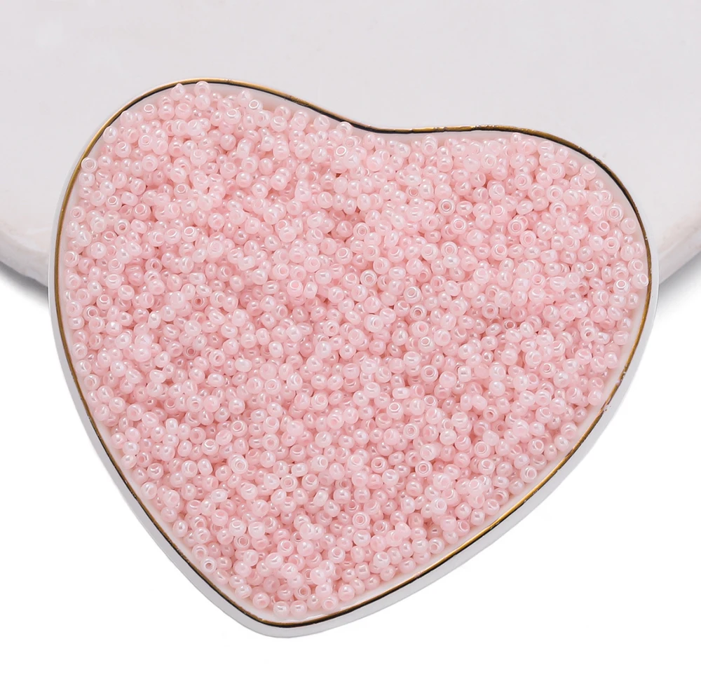 1000 stks 2mm Glas Rocailles Kleurrijke Spacer Losse Kralen voor DIY Ambachten Ketting Armband Oorbel Sieraden Maken Accessoires