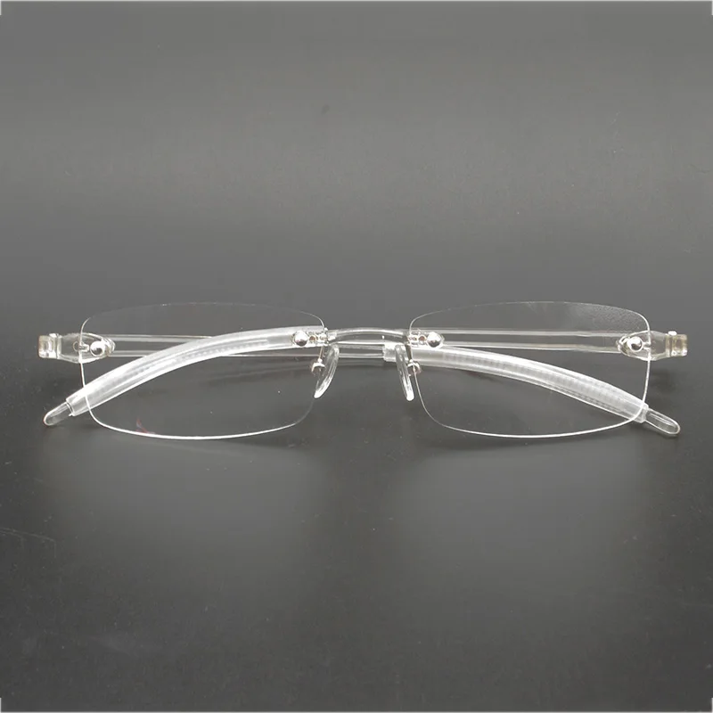 Transparent Glasses Frames Women Men Ultralight Clear Lens Eyewear Rimless Computer Eyeglass Frame Fashion Spectacles Ultralight