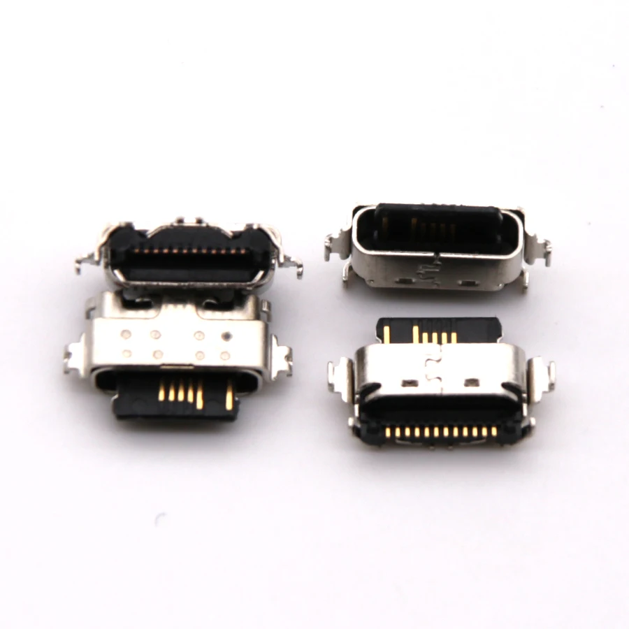 10-50PCS/Lot Type-C Micro USB Charger Socket Jack Port Plug For Alcatel 3X 2019 5048 5048A 5048U 5048Y Charging Dock Connector