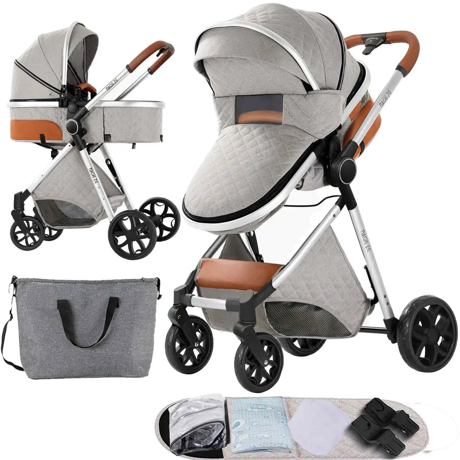

2 In 1 Stroller for Newborns Baby Carriage Baby Trolley Travel Pram Baby Nest Stroller Baby Newborns Item Foldable Pushchair