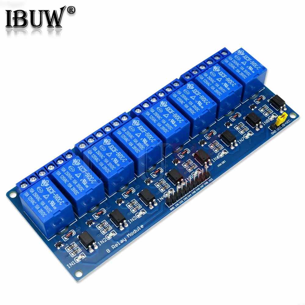 5v 1 2 4 6 8 channel relay Module with optocoupler Relay Output 1 2 4 6 8 way relay module for arduino In stock