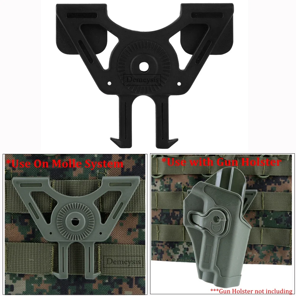 Tactical Molle Adapter and Attachments for Gun Holsters Accessories