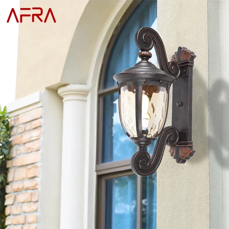 

AFRA Contemporary LED Outdoor Wall Lamps Electric Simplicity Waterproof Balcony Hallway Courtyard Villa Gate Hotel