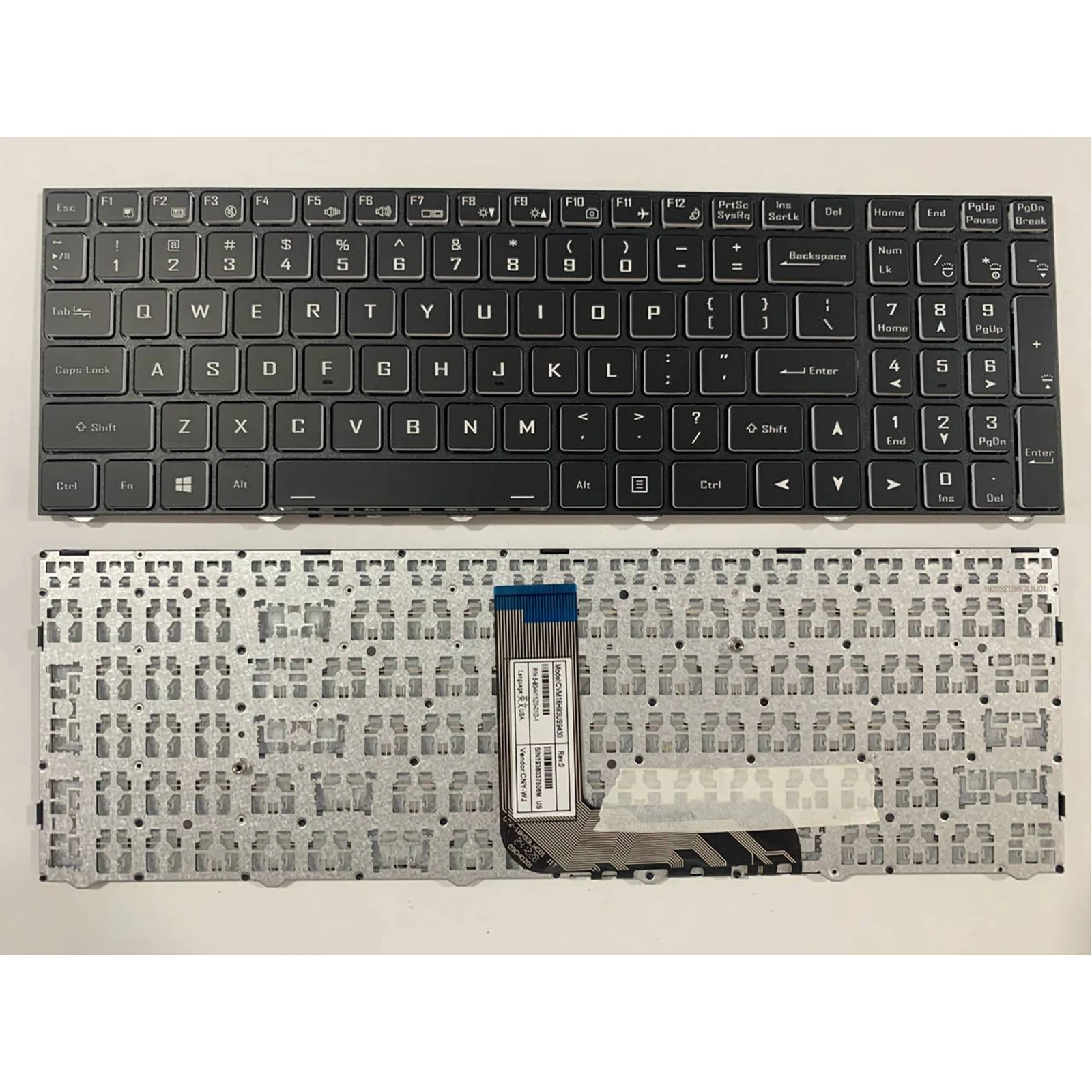 US Layout Laptop Keyboard for Acer Aspire 7 Pro A715-59G