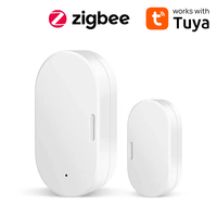 Tuya Zigbee Door Sensor Window Detectors Magnetic Sensor Smart Home Security Protection Remote Monitor From APP