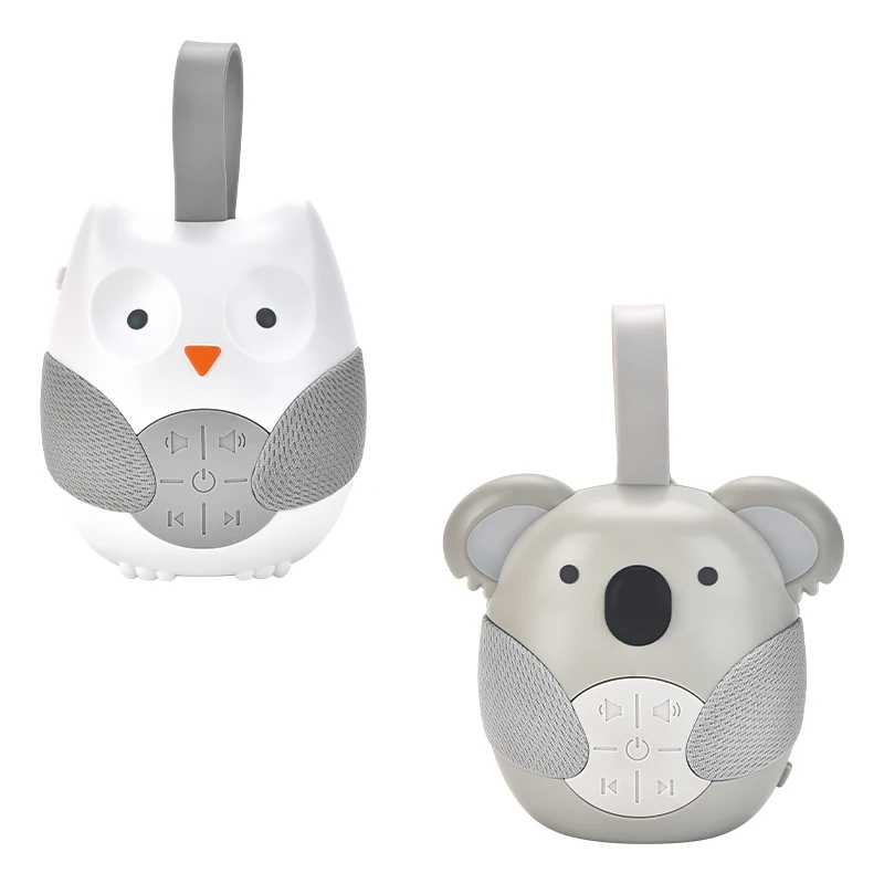 Koala Sleep Aid Baby Mobile - Caixa de música calmante com ruído branco com 10 canções de ninar e 2 sons da natureza, 3 configurações de