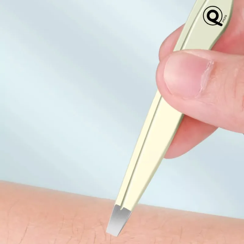 Cmgf high precision eyebrow clip small tweezers eyebrow trimming beard pulling tool, stainless steel false eyelash clip set