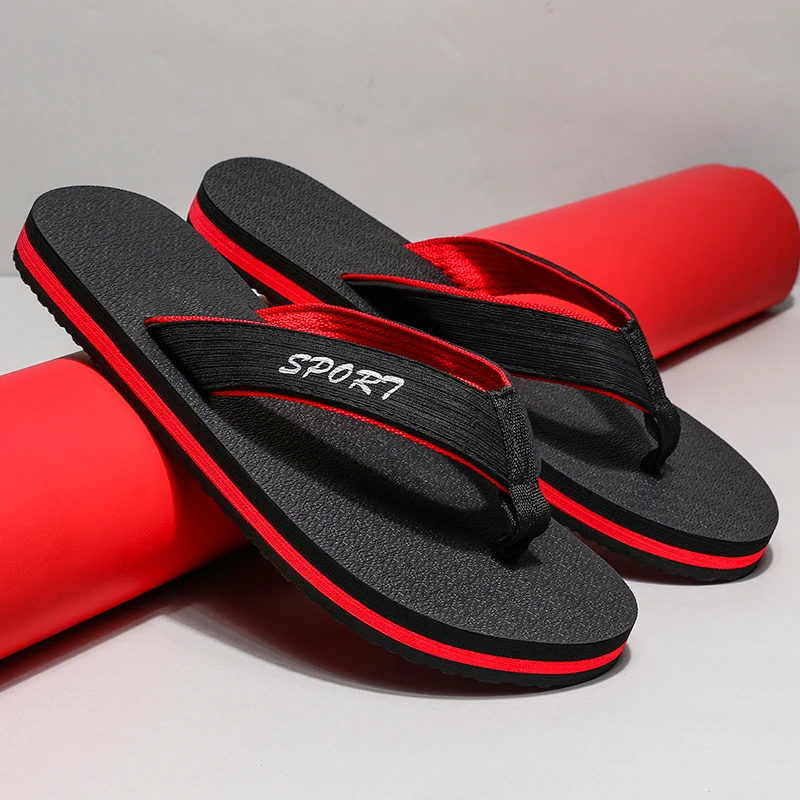 

Men'S Slippers New Large-Sized Fashionable Casual Men'S Sandals With Thick Soles Light Weight, Hiking Wading Men'S Flip-Flops