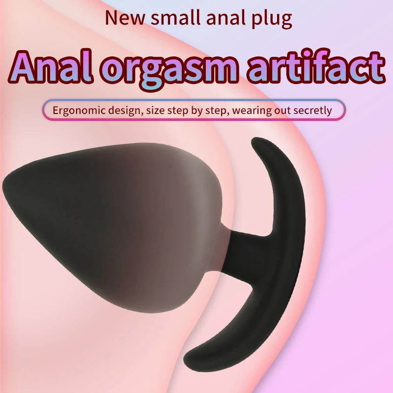 4 Sizes Silicone Mushroom Head Anal Plug Soft Butt Plug Stimulation Anus Female Masturbator Massage Dildo Sex Toys for Man Women