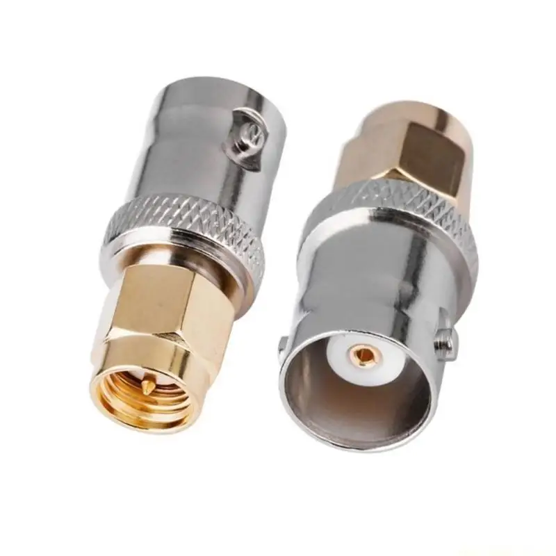 F62C SMA Connector RF Adapter to BNC UHF N Type Coax Coupling Nut Barrel Converter