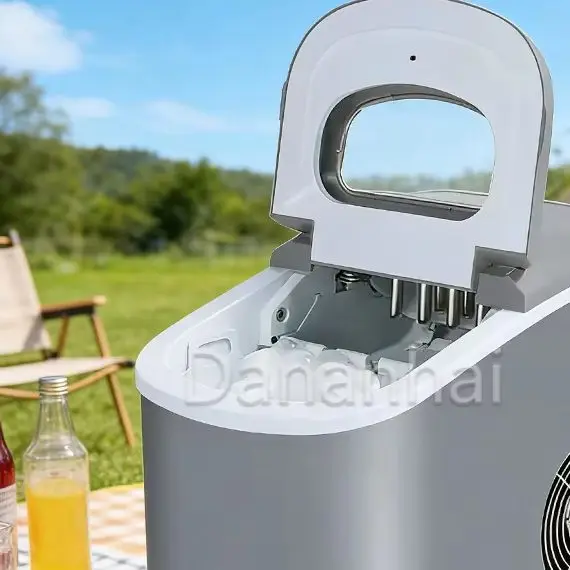 

Portable Ice Maker for Kitchen Countertop 24-Hour Automatic Cleaning Function for Office Bar Party Use