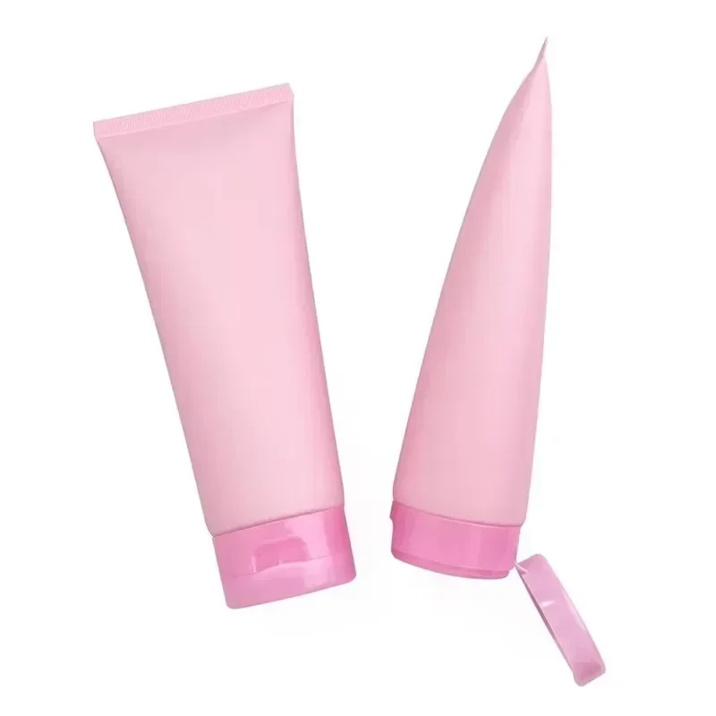 10/30/50 個 200 ミリリットルマットピンクソフトホースチューブフェイスクリームチューブ洗顔料エッセンスローションボトル化粧品容器卸売
