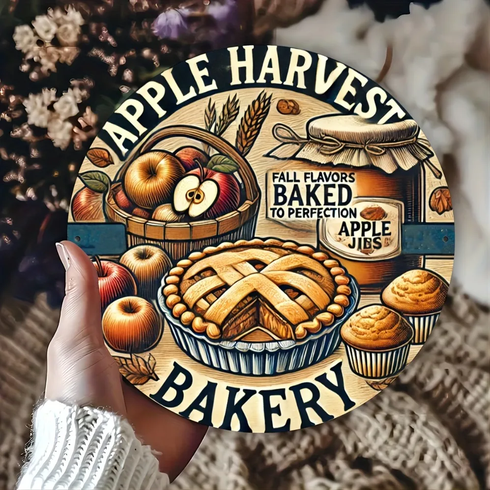 

Rustic Fall-Themed Wall Decor for Home, Kitchen, Bakery, Garden, and Coffee Shops, Outdoor Decor, 2D, Perfect for Room Decor