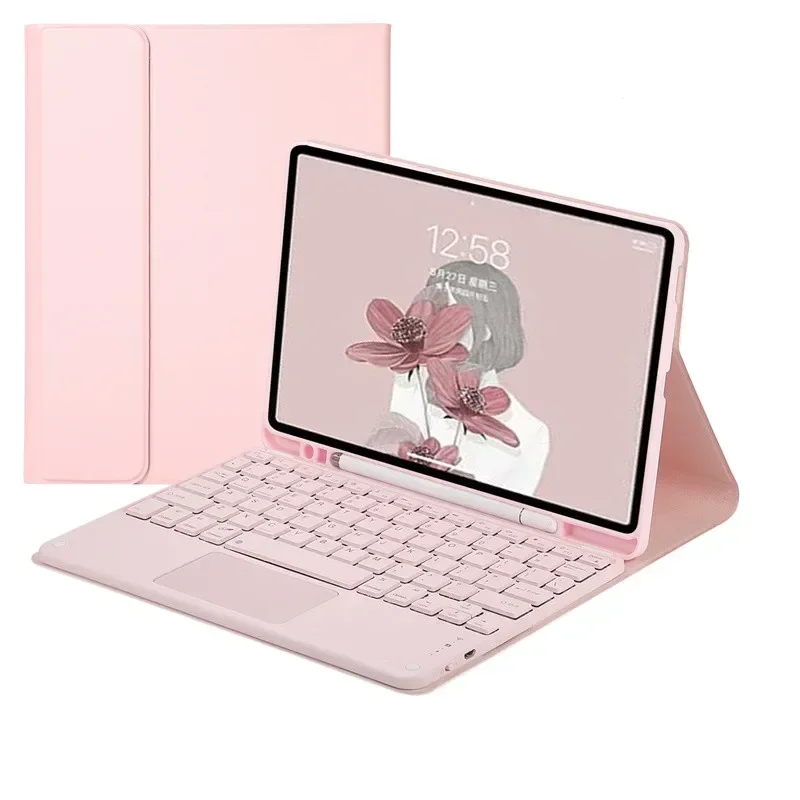 

Case with Keyboard for iPad 11th Case A16 11 inch 2025 Touchpad Keyboard for iPad 11th Generation Cover with Pencil Slot Stand