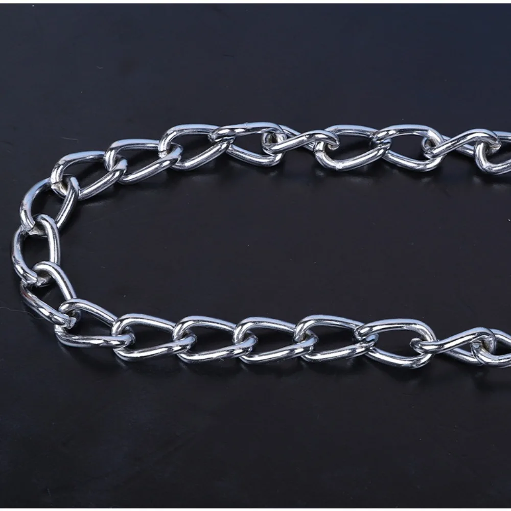 ปลอกคอสุนัขแบบโฟมทนทาน สายจูงสุนัขแบบเหล็ก ทนต่อการกัด ป้องกันการสึกหรอ สายจูงสัตว์เลี้ยง ป้องกันสนิม ปรับความยาวได้ สายจูงสุนัขแบบดึงกลับ