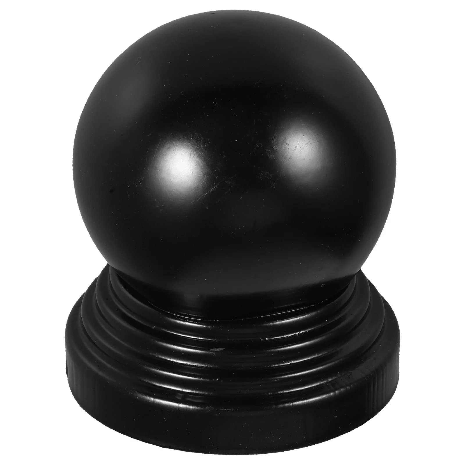 

Metal Ball Post Cap Black Fence Post Caps Ball Top Decorative Cap 76mm Iron Pipe Cover Gate Ornaments Gate Ornaments