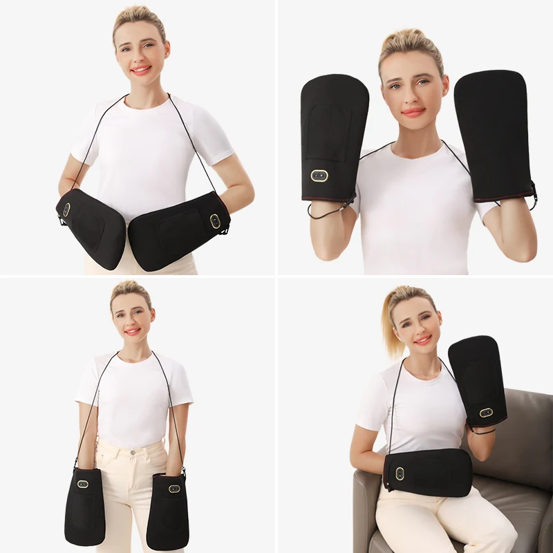 전기 가열 손 관리 가방-3단계 열 및 마사지, 관절 경직, 건조하고 거친 피부 완화; 혈액 순환 촉진