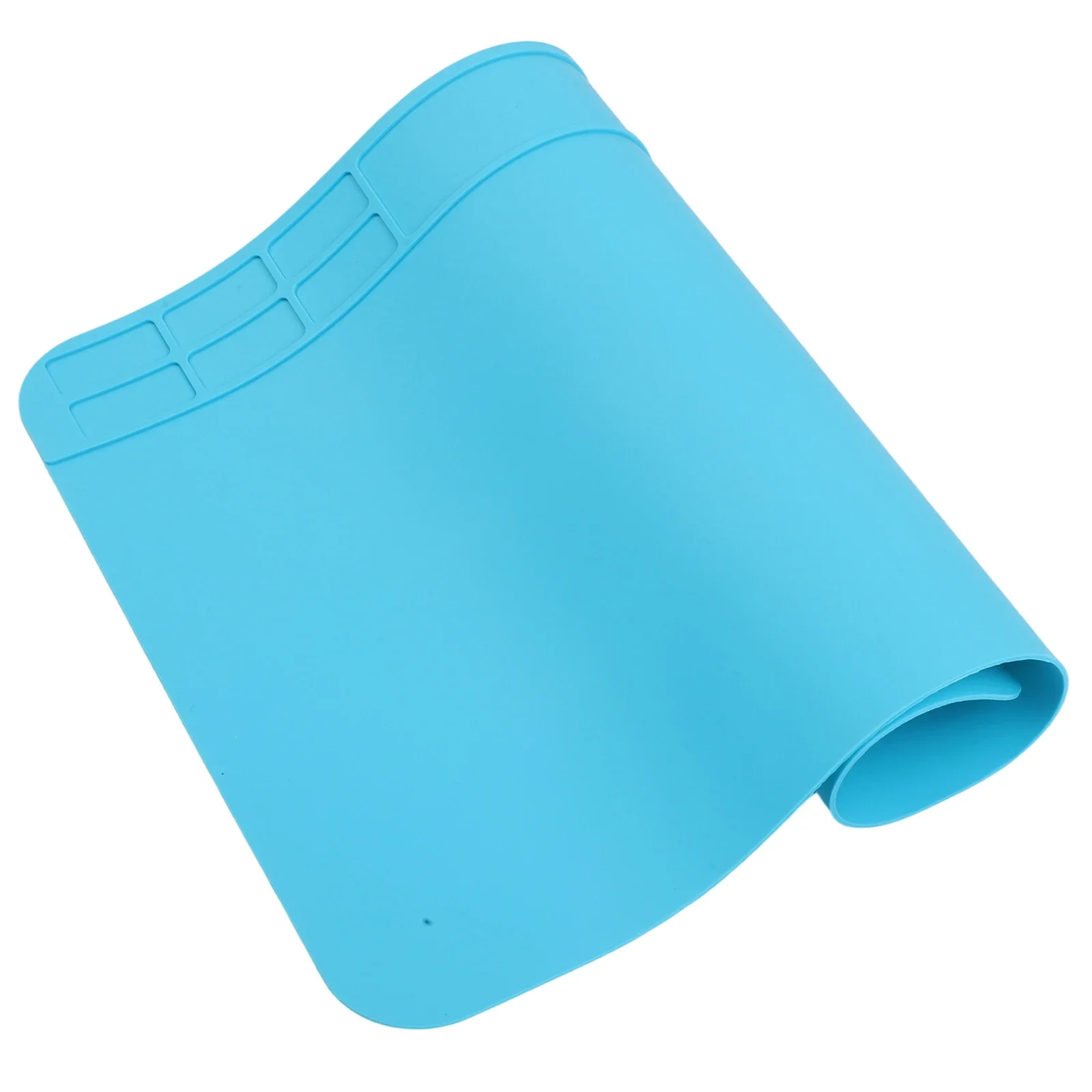 Pad Heat Insulation Mat Sections Design 1-2mm Thickness Silicone Soldering Accessory Station Desk Pad Dustproof
