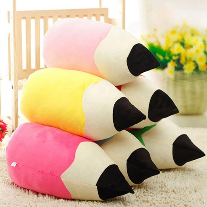 Cute Pencil Pillow Classroom Plush Pillow For Kids Reading Corner Back To School Cushion Teacher Gift Cushion For Room