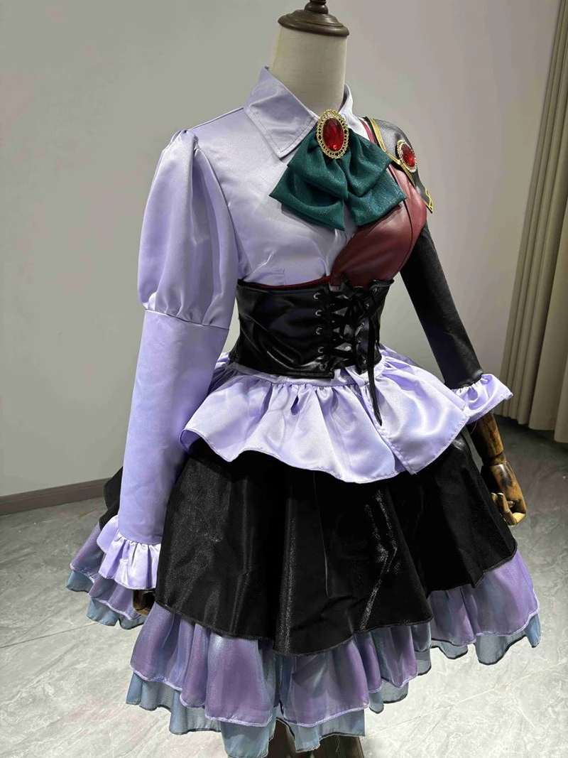 Anime Love Chunibyo Andere Waanvoorstellingen Takanashi Rikka Kostuum Lolita Jurk Pak Halloween Uniform