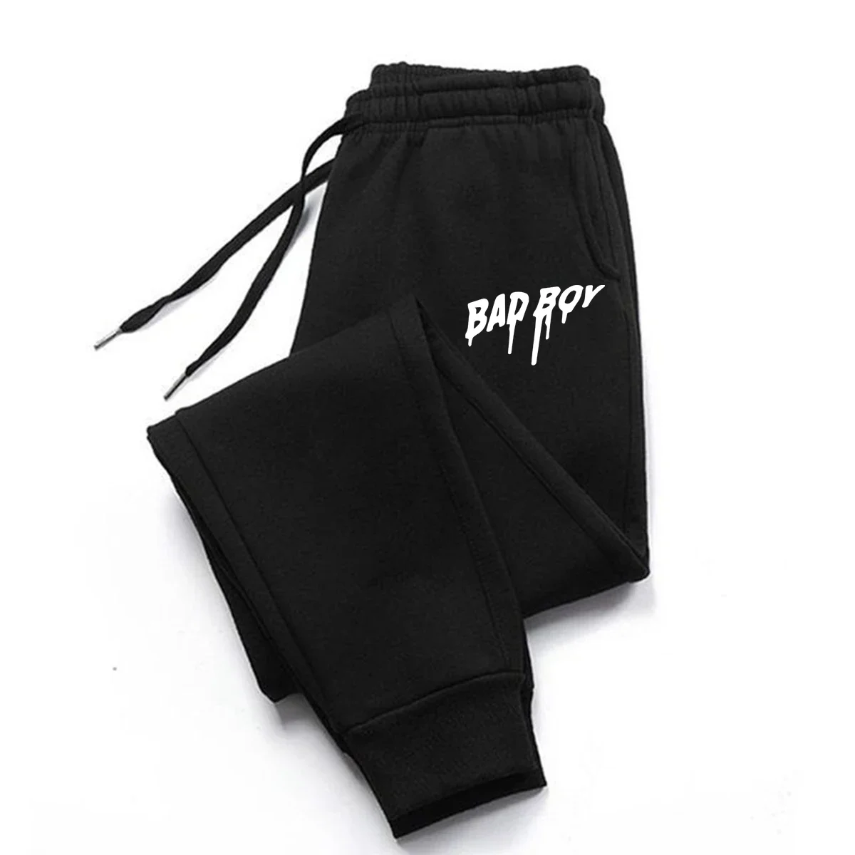 

Fashion BADBOY Letter Printed Long Pants Men's Casual Trousers Sport Jogging Sweatpants Harajuku Streetwear