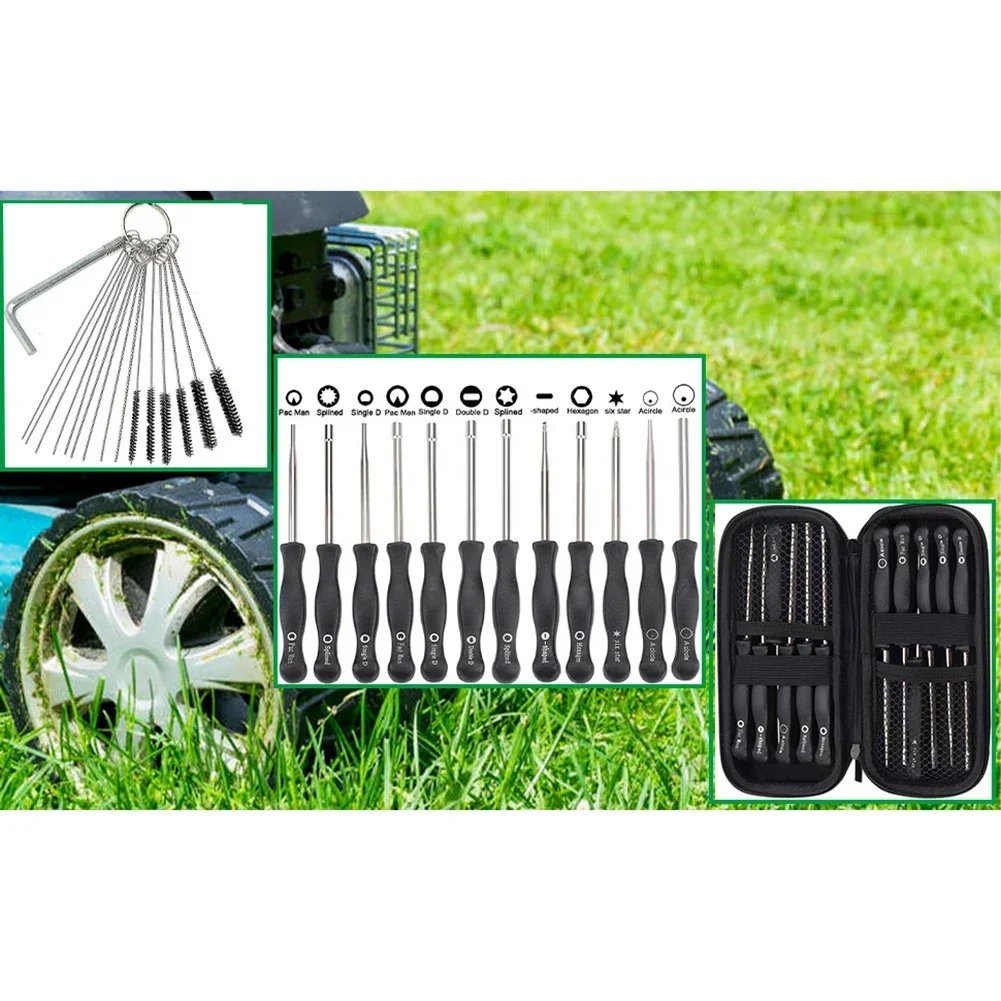 Chave de fenda com aderência confortável para carburador eficaz, manutenção garantida, 15,5 cm, alta qualidade, 10pcs